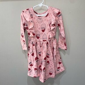Dot dot smile girls Christmas dress